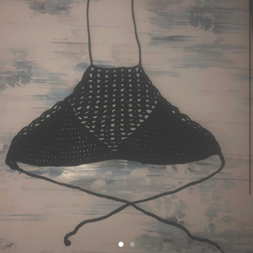Knit Crop Top - Halter Tie